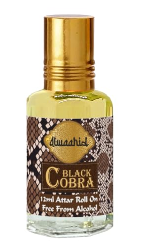 BLACK COBRA BY ALWAAHID | LONG LASTING FRAGRANCE | 12 ML ROLL ON ATTAR