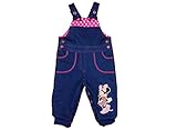 Disney Minnie Maus Mädchen Baby-Hose, aktuelle Kollektion, mit gepunktetem Innenmuster (pink mit schwarzen Punkten), angedeutete Taschen, GRÖSSE 74, 80, 86, 92, 98, 104 deal als Geschenk für Neugeborene, Säuglinge, Schwangere und Babys 3 6 9 12 Monaten, 1 2 3 4 Jahre