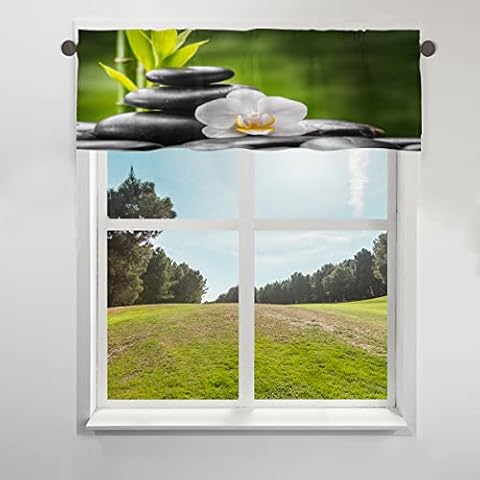 Rideau cantonnière Zen Orchidée Bambou WowPrint Cover