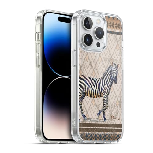 Cebra Tribal funda de gel Paul Brent para iPhone 14 Pro