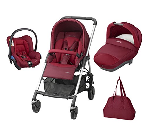 Bébé Confort Streety Next - Cochecito de paseo, 3 piezas, color rojo