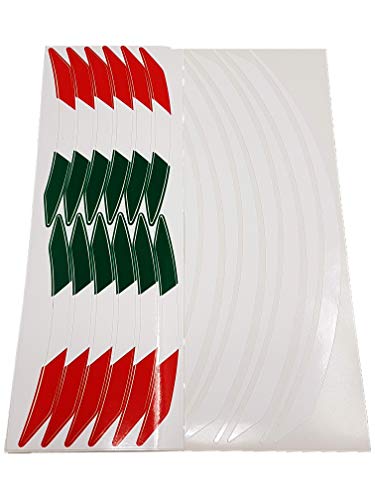 Wheel Rim Stripes Rifrangenti Per Cerchi Moto, Kit Componibile