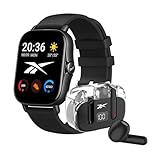 Reebok - Active Pack, Smartwatch y Audifonos, Color Negro