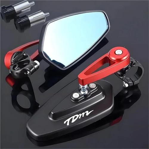 Espejos de manillar para motocicleta Yamaha TDM 850 con visión antirreflejos
