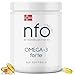 Produktbild NFO OMEGA 3 FORTE [360 Kapseln] Familienpackung, Norwegische Omega 3 Kapseln hochdosiert, Fischöl EPA & DHA als Ethylester & Vitamin E, Aminosäuren Komplex hochdosiert aus frisch gefangenem Wildfisch