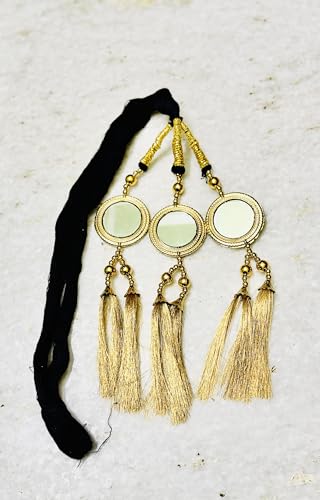 Indian Style Women's Handmade Patiala Shahi Paranda/Parandi Traditional Hair Accessory Braid Tassles/Hair Extension/Choti, Suitable for bhangra/Giddha/Folk dance, Cultural Costume/Festival Accessory
