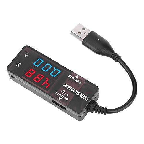 Image of Oumefar Display USB Detector Voltmeter Ammeter Voltage Current Meter Battery Capacity Tester Multifunctional Capacity USB Charger Current Power Electrical Tester (Bicolor)