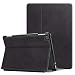 Produktbild Fintie Hülle für Huawei Mediapad M5 Lite 10.1 - Folio Stand Schutzhülle Flip Cover mit Multi-Winkel Betrachtung, Auto Sleep/Wake für Huawei MediaPad M5 Lite 10.1 Zoll 2018 Tablet, Schwarz