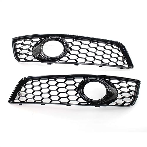 Grille antibrouillard A3 8P cassée ? Remplacez par le style nid d'abeille noir brillant
