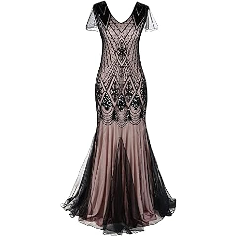 IBTOM CASTLE 1920s Gatsby Flapper Dress Cover