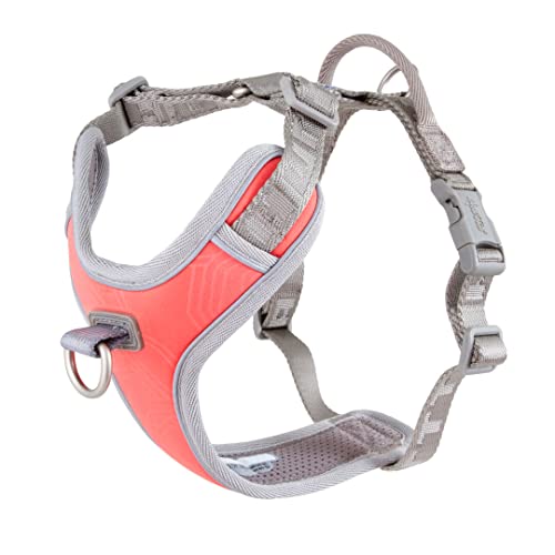 Hurtta Venture No-Pull Harness, Coral, 24-32 in