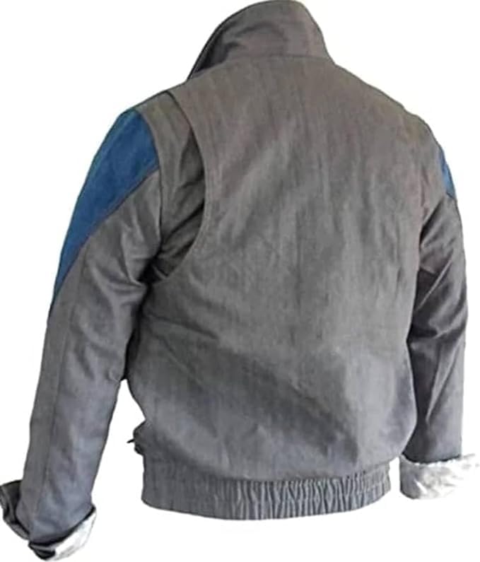 Back To Martyy Future Grey Denim Jacket For Mens Retro Vintage Jean Jacket2