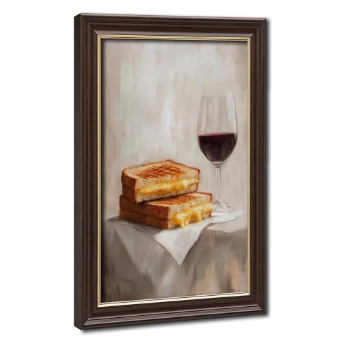 Poster sur toile cuisine pour masquer mur vide déco bar à vin chambre salon