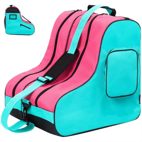 Mochila para Patines Bolsa Patines para Guardar Patines en Linea Patines de Cuatro Ruedas Patines Roller Patinaje Artistico Se Adapta Correa de Hombro Ajustable, para niños y Adultos