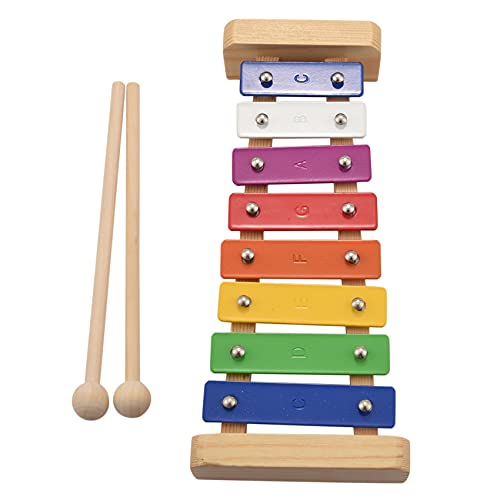 Liseng Xilofono nel Legno Un 8 Tasti per Bambini
