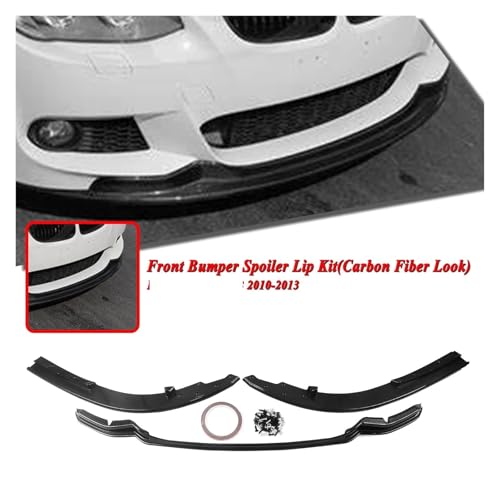 Plaque Lame Séparation Avant Look Carbone pour BMW E92 E93 Restylée 10-13 - 5