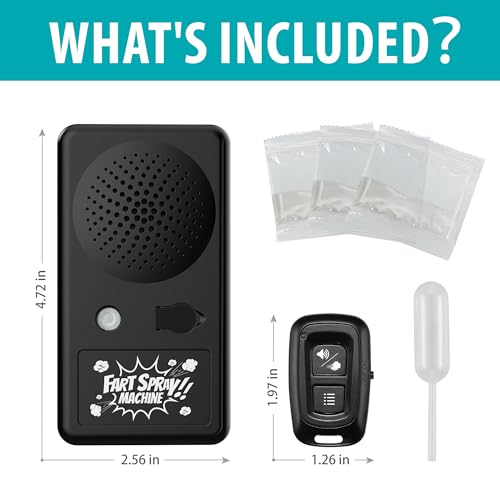 Fart Machine with Remote, Remote Controll Fart Spray Machine with 20 Realistic Sounds,Fart Spray Prank Toy, Pranks Jokes Gag Gift for Kids Adults - Image 4