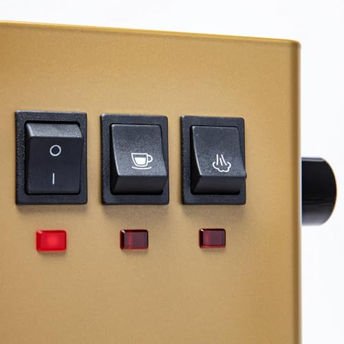 Image of Classic Evo Pro Commercial Espresso Coffee Machine for home (Semi-Automatic) Coffee Machine- Gold (LIMITED EDITION)