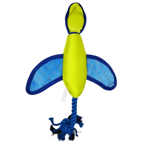 Nerf Dog Launching Duck with Crinkle Wings, 16.5-Inch Ultraplush Interactive Toy for Dogs Green/Light Blue - Image 2