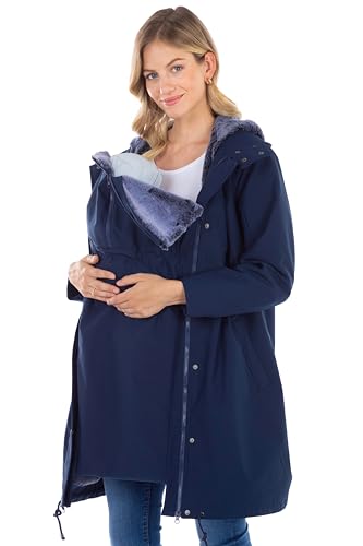 MAMARELLA 3in1 Umstandjacke Damen Parka Tragejacke für Mama und...