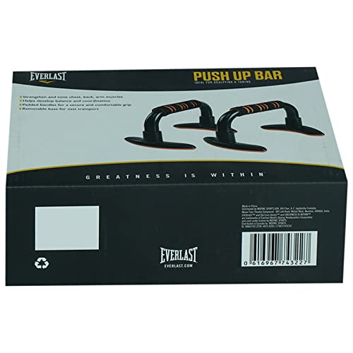 Image of Everlast Push Up Bar Black /Orange
