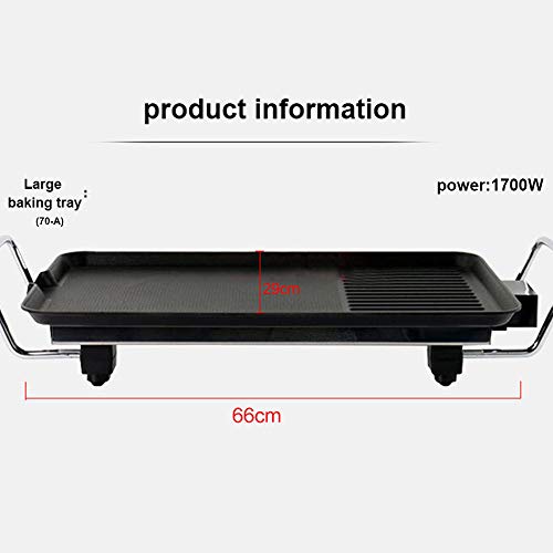 Grill, Elektrogrill Tischgrill, Große Kapazität, Intelligente 5-Gang-Temperaturregelung, Ausgestattet Mit Verbrühschutz, Geeignet Für Küche,