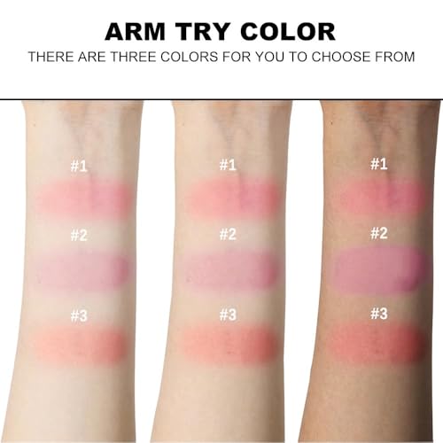 Image of SUAKE Brighten Baked Blush Contour Palette, 2-in-1 Blush & Highlighter Hybrid - Pressed Powder-Butter Cream, Marbleized, Intensely Pigmented Natural Finish, Buildable Color (Blush-A03)