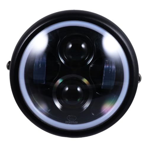 Faro LED para Motocicleta Estilo Retro de 35w en Rutas de Nieve