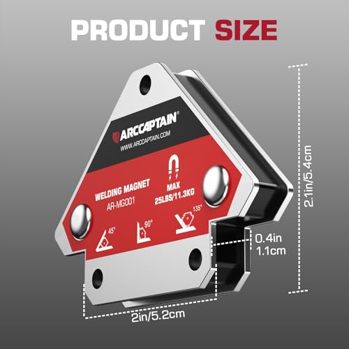 ARCCAPTAIN Stick Welder 200A & Welding Magnets 2pcs 25LB - image 8