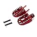 Billet MX Wide Foot Pegs Pedals Rests - For CR80 96-05 XR250 XR400 96-05 XR350R 83-84 XR600R 89-00 XR650L 96-16 XR650R 00-05 Red