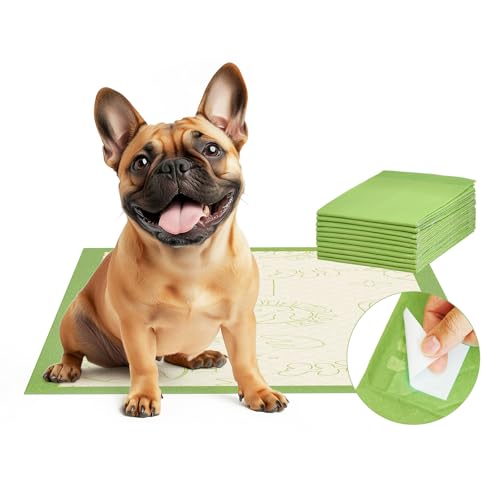 Image of Gardner Pet Pee Pads for Dogs 19 inchX30 inch with Adhesive 10 Count, Large Disposable Dog Pee Pads, Non-Slip Puppy Training Pads for Crate /Cage /Carrier