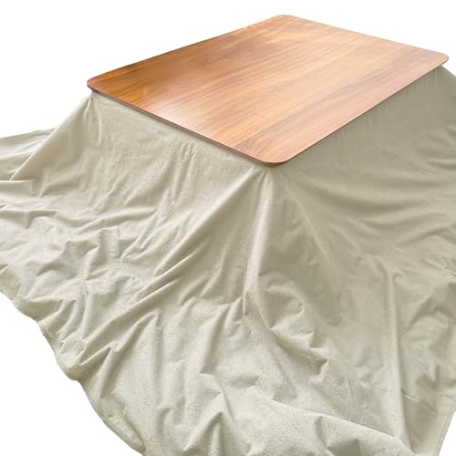 防水こたつ上掛けカバー 200×250cm 長方形 こたつ上掛け 防水 マルチカバー 綿100% パイル生地 犬 猫 ペット おしっこ対策 汚れ防止 介護 こたつ布団カバー (グレー)