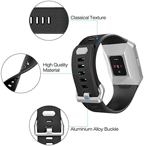 AIUNIT Compatible Ionic Bands for Men Women Large Small, Replacement Strap Sport Accessory Wristband with Original Design for Ionic Smart Watch