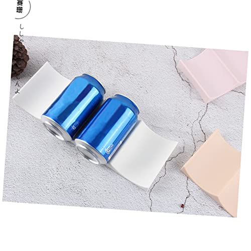 Soporte apilable de plástico para botellas de vino color rosa claro miniatura 3