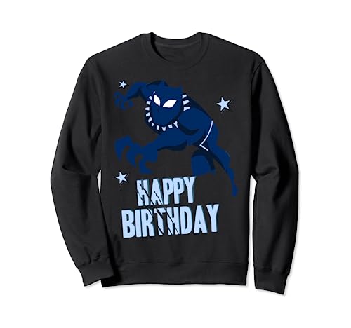 Sweat Avengers Black Panther Happy Birthday idéal pour une fête d'anniversaire