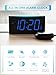 ROCAM Extra Loud Alarm Clock with Bed Shaker, Vibrating Alarm Clock for Heavy Sleepers Deaf Hearing Impaired, 7