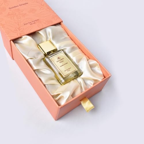 Image of Golden Drizzle Eau de Parfum | Long Lasting Perfume for Men & Women | Rich Gourmand Fragrance with Rum, Dark Chocolate, Coffee, Caramel & Vanilla | 20-25% Perfume Oil