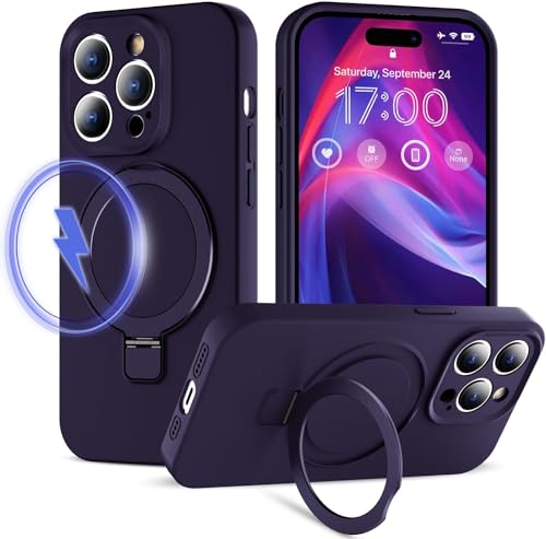 Coque iPhone 15 Pro Max antichoc violette : l'accessoire idéal pour vos trajets quotidiens