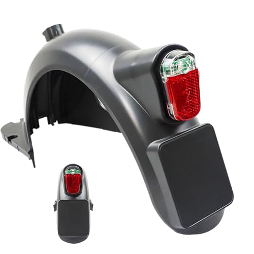 Piezas de scooter eléctricos guardabarros trasero y soporte luz alta luminosidad