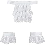 KKmeter Lace Jabot and Cuffs Set Steampunk Colonial Pirate Costume Accessories for Men Women and Kid