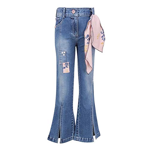 Buy Cutecumber Girls Denim Solid Blue 