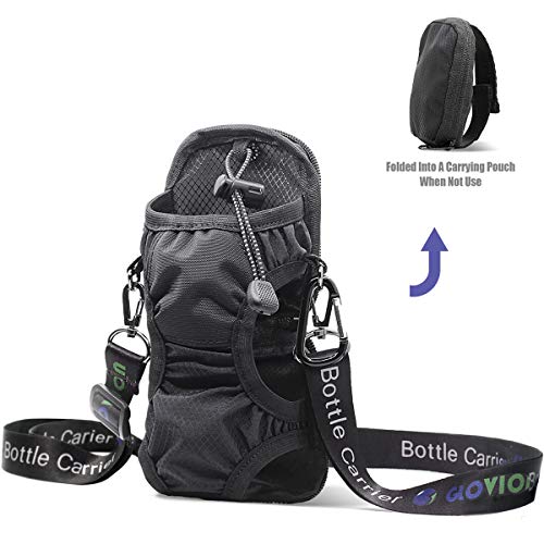 Glovion Portable Water Bottle Holder (Instantly Folded into Pouch Not Use for Carry),Bottle