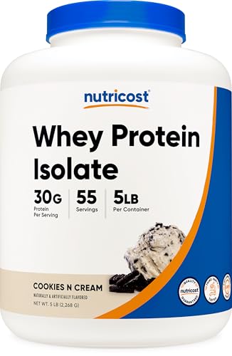 Nutricost Whey Protein Isolate (Cookies N Cream) 5LBS
