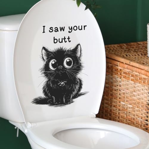 Vinilo Decorativo Gato Negro Achang para Pared Infantil miniatura 5