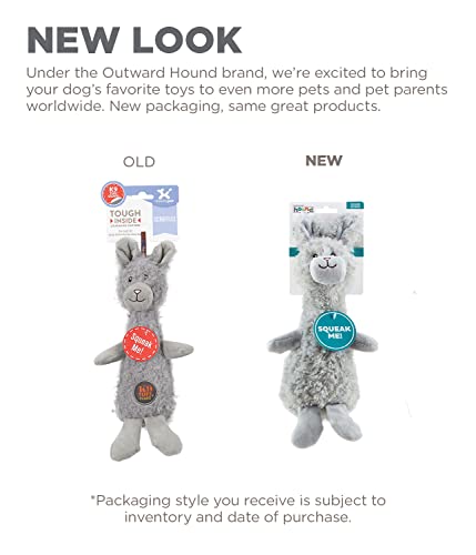 Outward Hound Scruffles Bunny Plush Squeaky Dog Toy, Small - Image 5