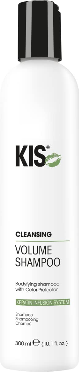 KIS Cleansing Volume Shampoo - Animal Friendly & Sustainable - Keratin Infusion System - Oily Hair 300 ml