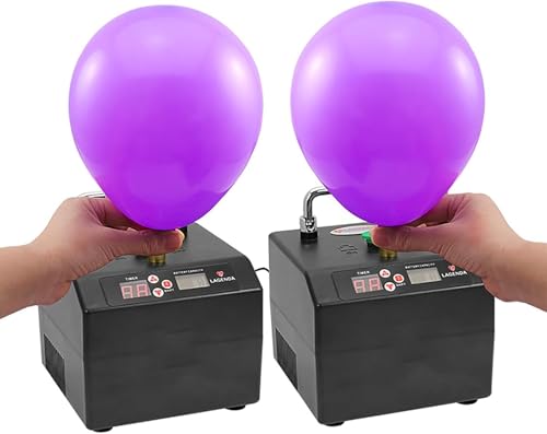 Elektryczna pompka balonowa, przenośna pompka 120 W, z funkcją pamięci i czasu, profesjonalna automatyczna dmuchawa do dekoracji imprezowych