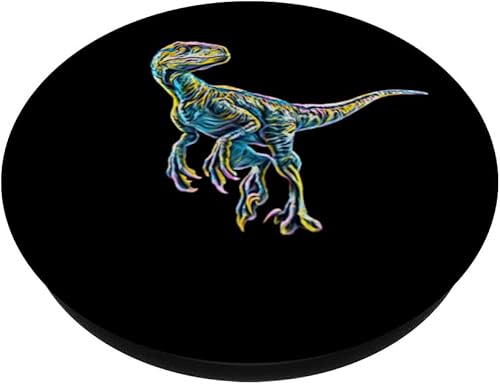 Miniatura 2 de Velociraptor Raptor - PopSockets de dinosaurio intercambiables