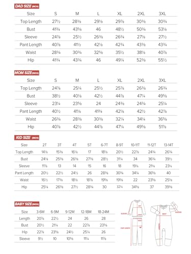 Puimentiua Christmas Matching Family Pyjamas Christmas Pajamas for Family Long Christmas Pyjamas Set Soft Christmas Cloth Cute Cartoon Holiday Sleepwear,01,7T - Image 3