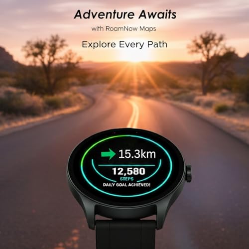 Image of inear INWATCH Ultra Smartwatch 2.1 inch HD Display, Bluetooth Calling, Fitness Watch with Heart Rate Monitor, Sleep Tracker, IPX4 Waterproof, Black Strap, Smartwatch for Android iOS Men Women